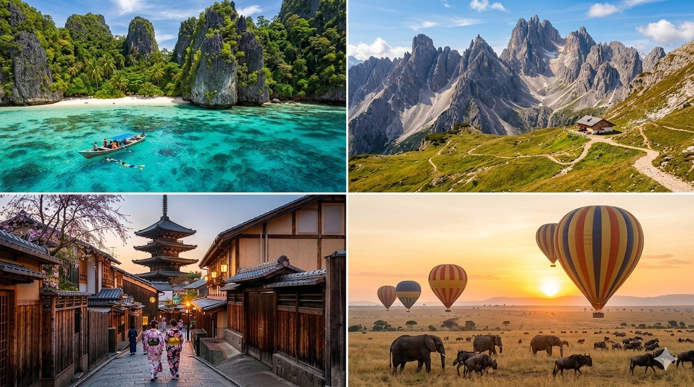 Ultimate Travel Bucket List for 2026: 50 Dream Destinations You Must See