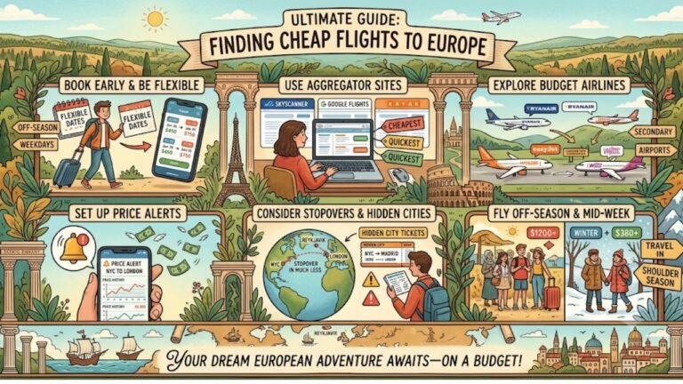 How to Find Cheap Flights to Europe