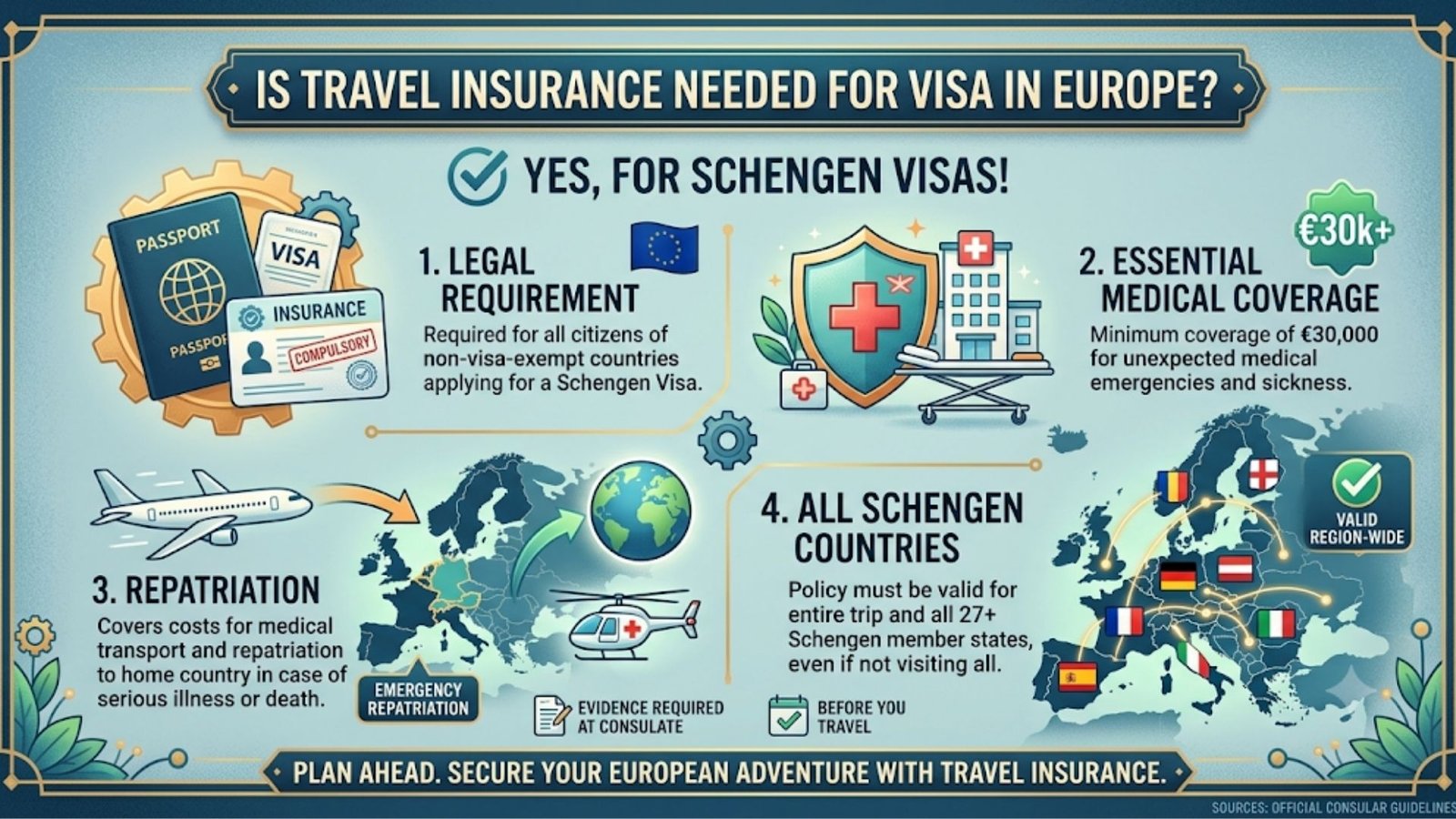 Is Travel Insurance Needed for Visa in Europe